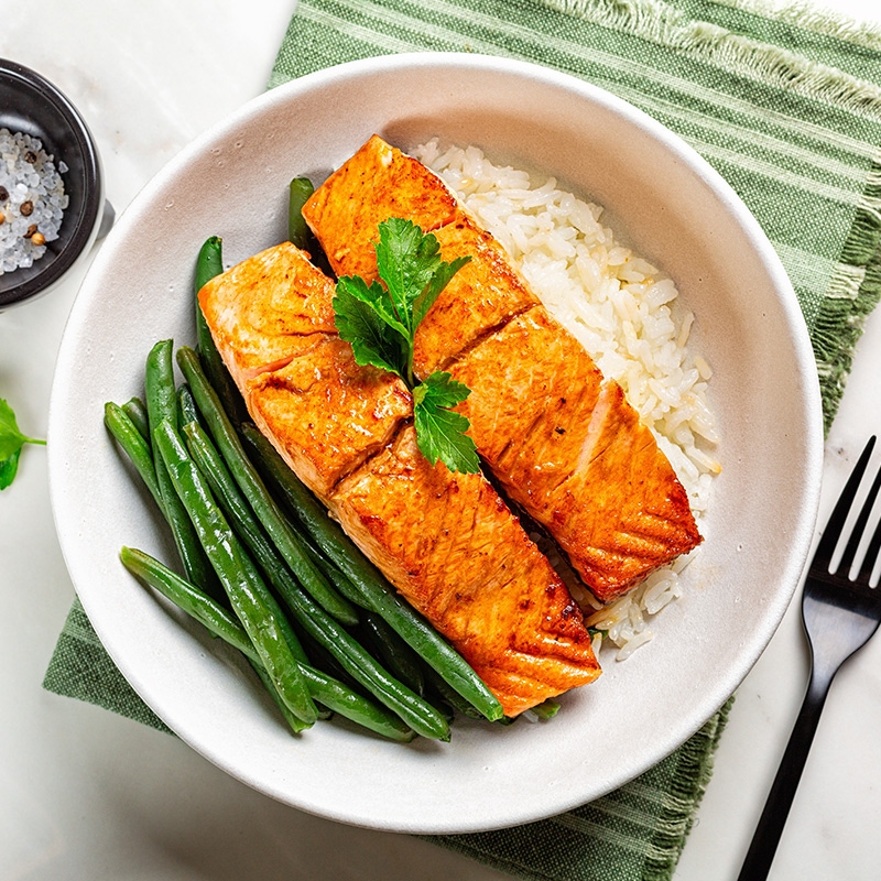 Steph's Salmon and Greens