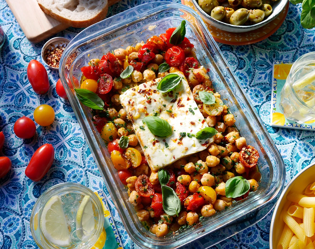 Baked Feta and Summer Tomatoes