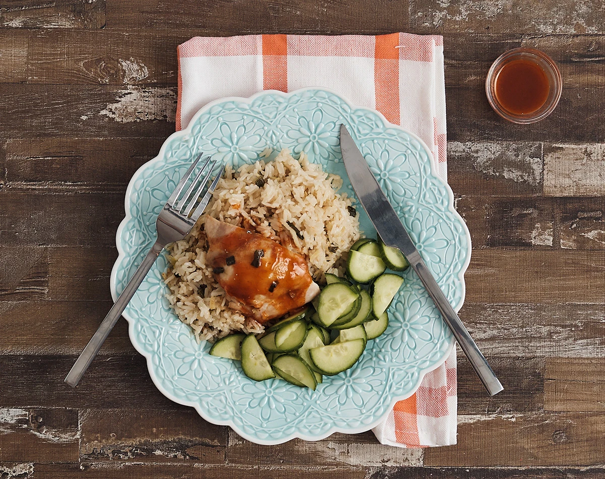 Cheat's Hainanese Chicken Rice