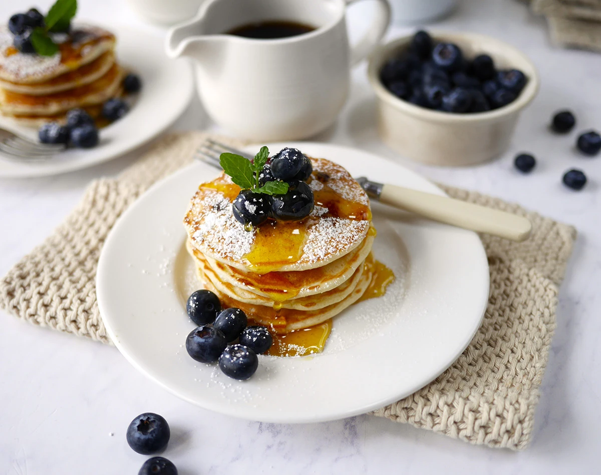 Blueberry Pancake Stack