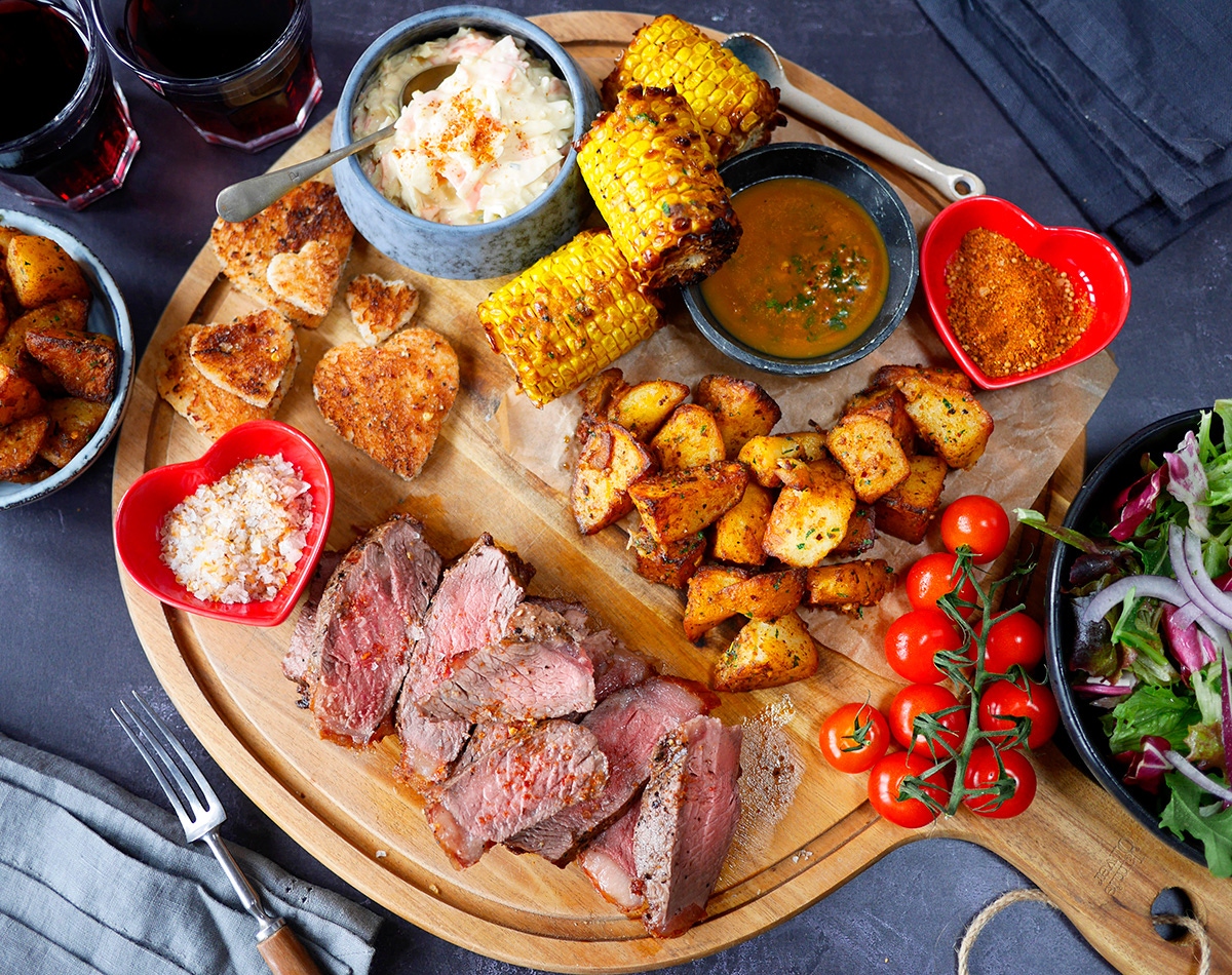 Smokey Rib Eye Sharing Board