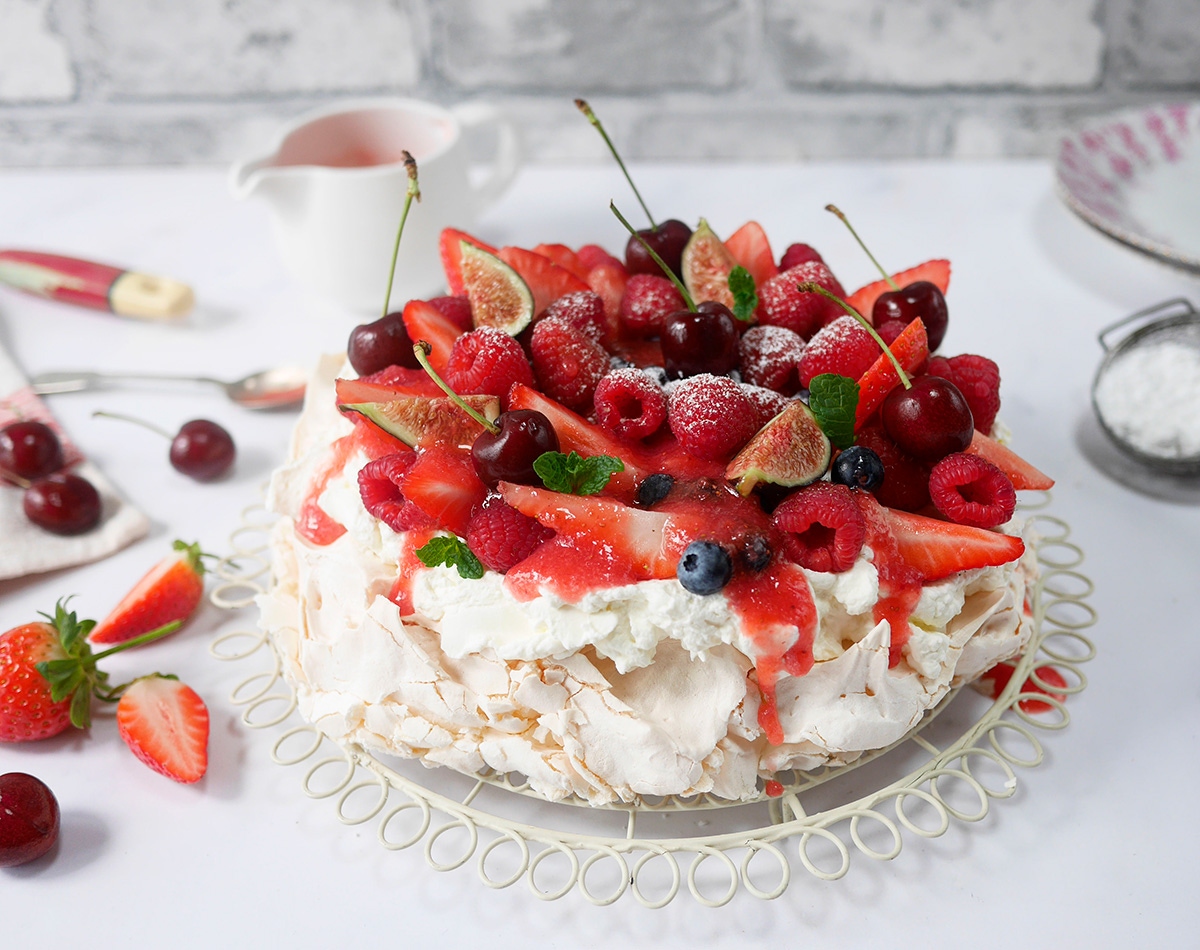 Airfryer Berry Pavlova