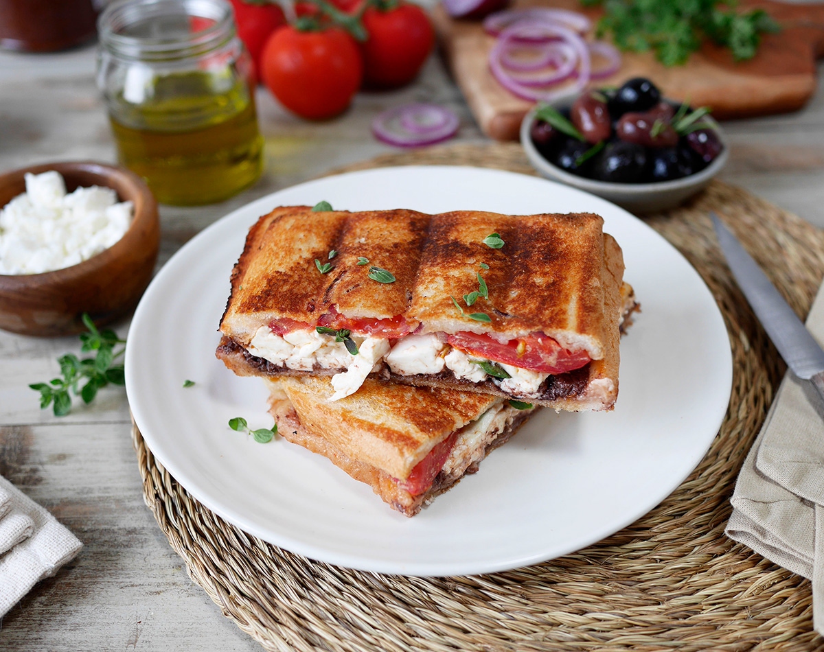 Feta and Tapenade Toastie