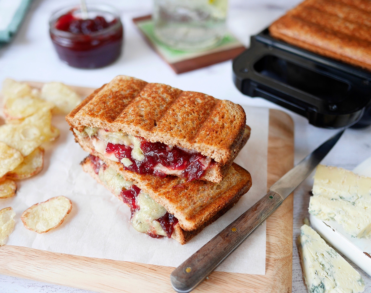 Stilton and Cranberry Toast
