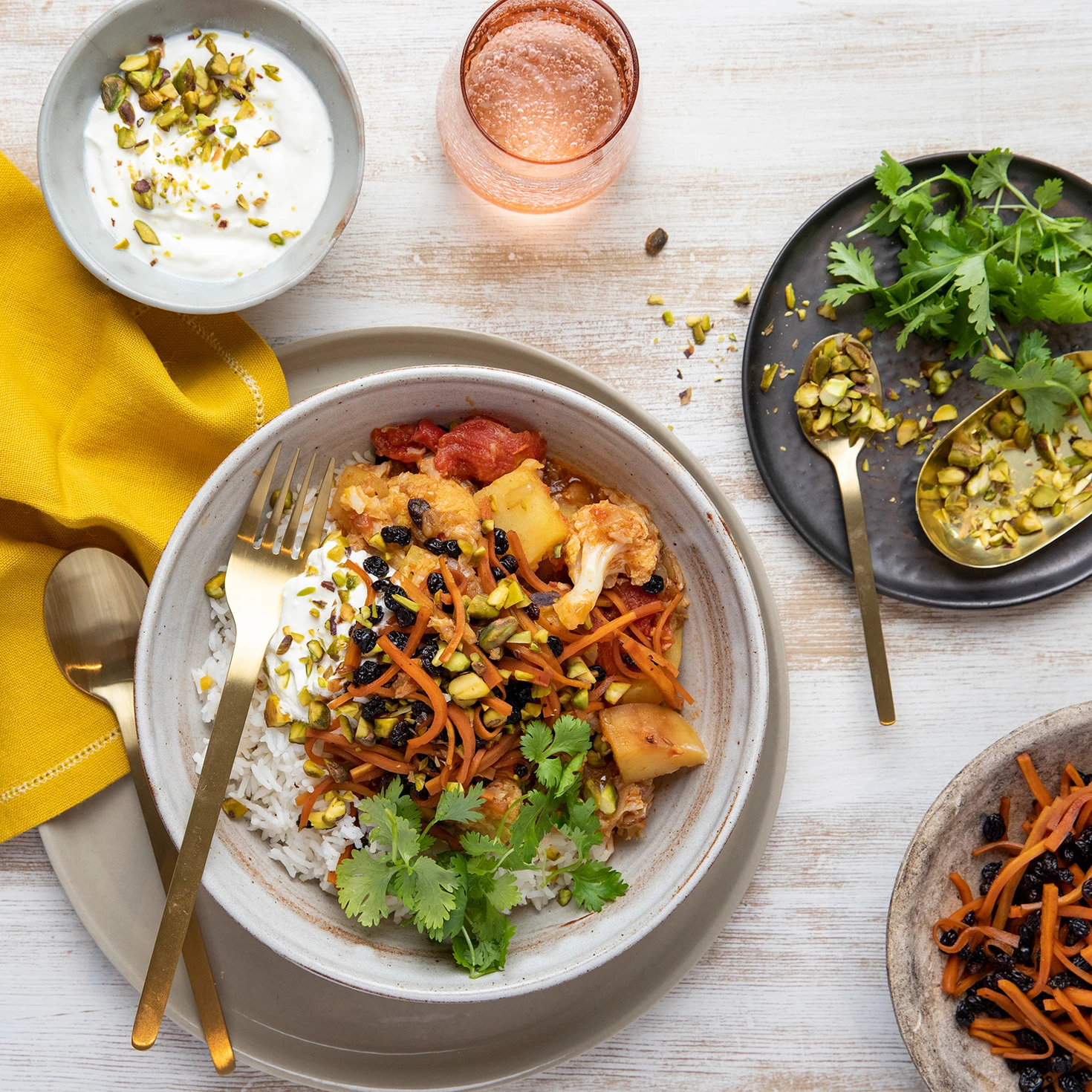 Afghan Style Potato Cauliflower And Rice