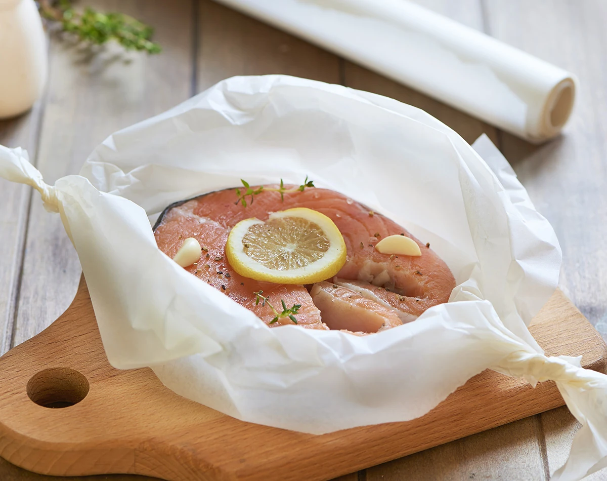 Ginger Salmon Fish Parcels