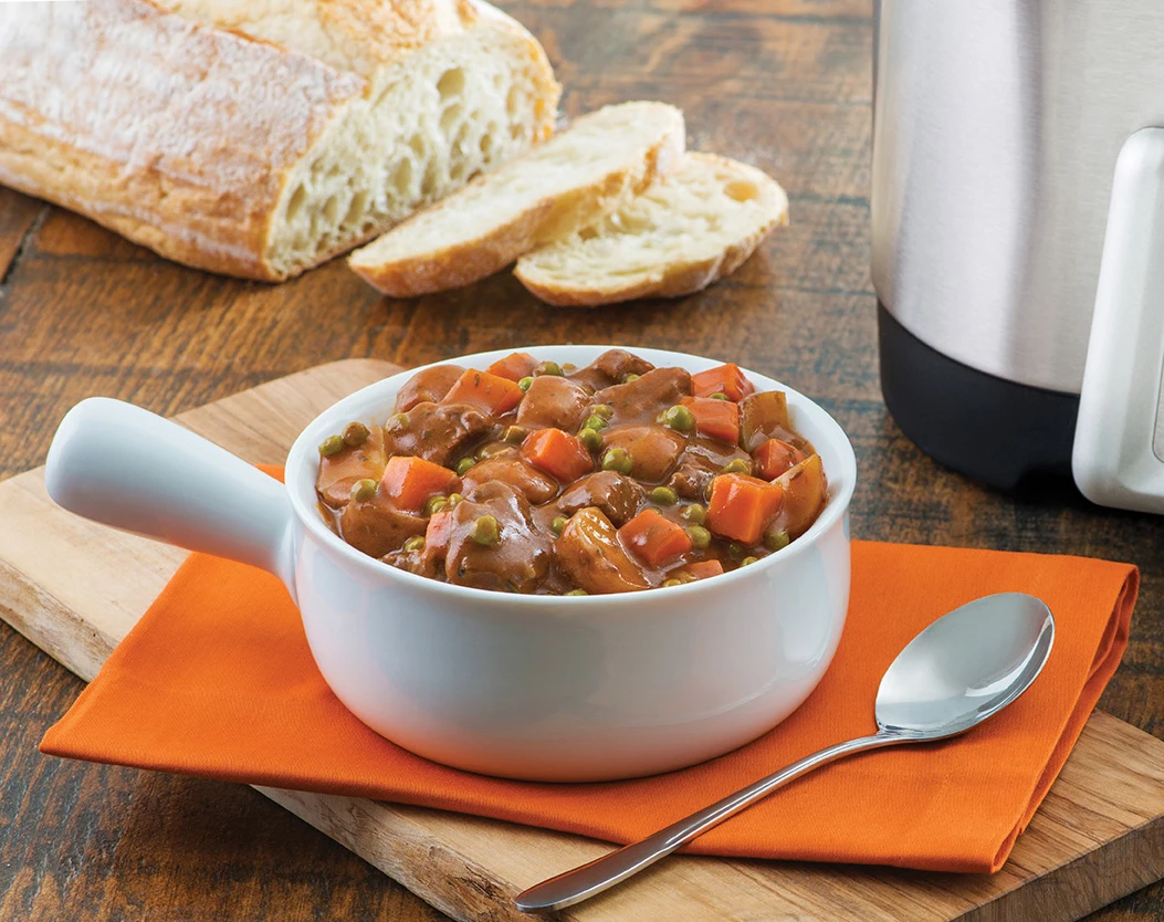 Traditional Beef Stew with Carrots and Potatoes